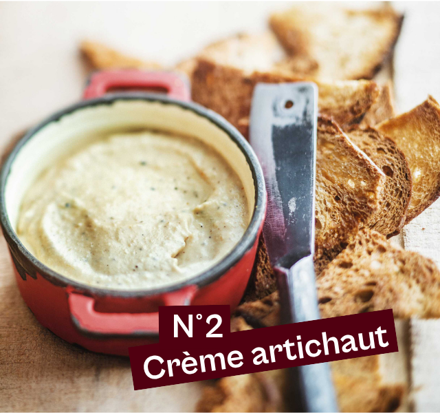 recette crème artichaut
