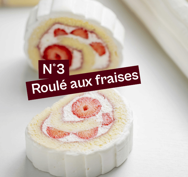 recette roulé fraises