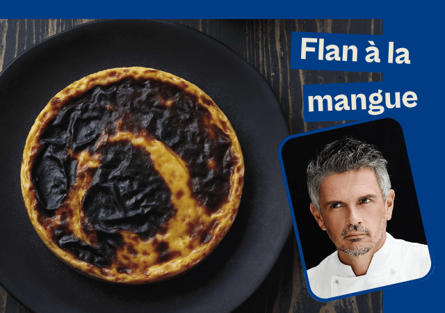 recette de flan à la mangue